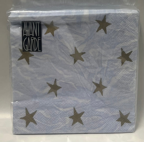 Luncheon Napkin -Gold Stars