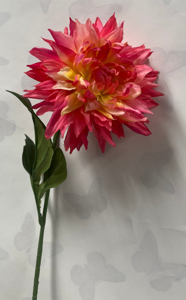 Garden Dahlia Spray -Dark Pink (Bright)