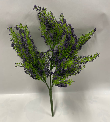 Mini Artificial Heather Bush -Lavender