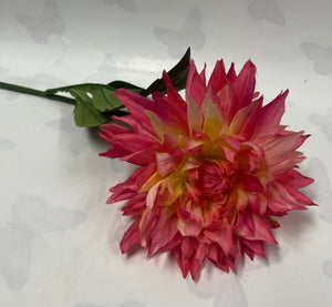 Garden Dahlia Spray -Dark Pink (Bright)