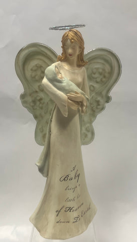 Angel with Baby Figurine