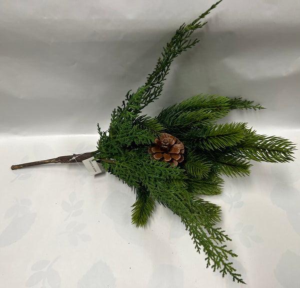 Pine/Cone Cedar Bush -Green