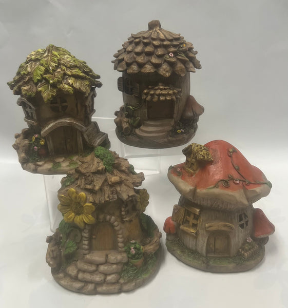 Fairy House Statue -Oak Leave