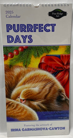 2025 Calendar Purrfect Days -Narrow Vertical