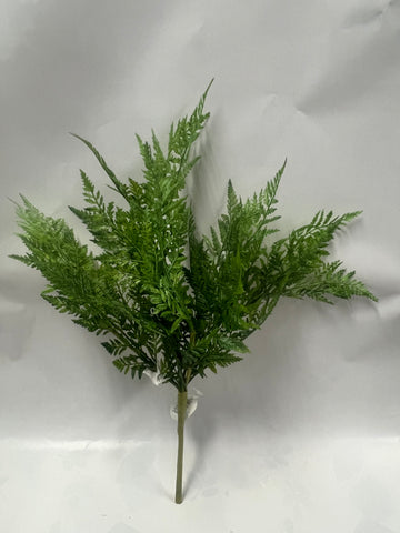 Artificial Leather Fern Bush