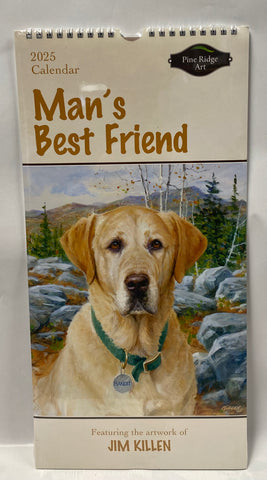 2025 Calendar Man’s Best Friend -Narrow Vertical