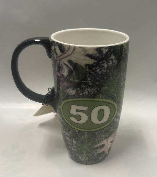 Mossy Oak 50 Latte Travel Mug