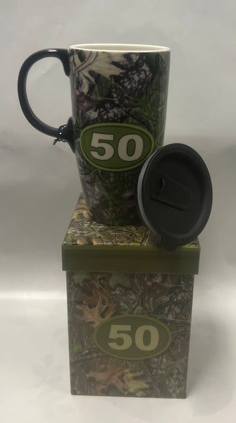 Mossy Oak 50 Latte Travel Mug