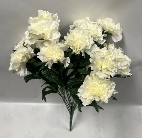 Carnation Bush -White (Off White)