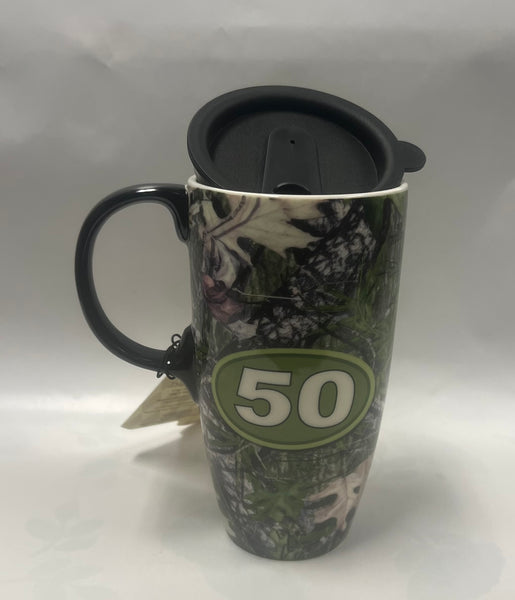 Mossy Oak 50 Latte Travel Mug