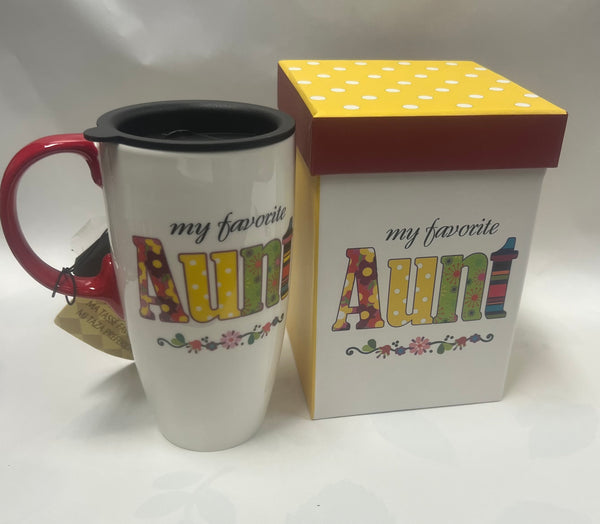 My Favorite Aunt Latte Travel Mug