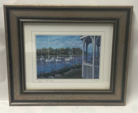 Gazebo On The Harbour Print