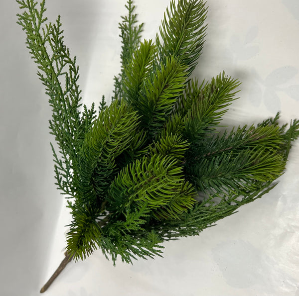 Pine/Cone Cedar Bush -Green