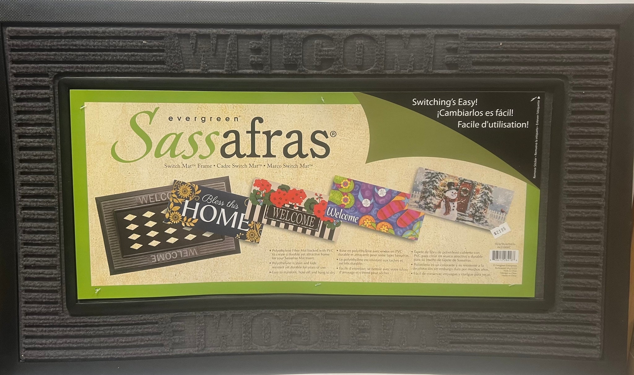 Sassafras Switch Mat Frame - Grey