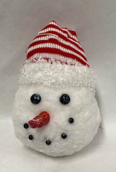 Snowman Head Ball Ornament