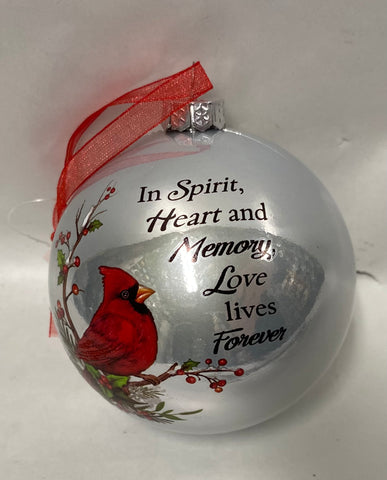 Love Lives Forever Tree Ornament