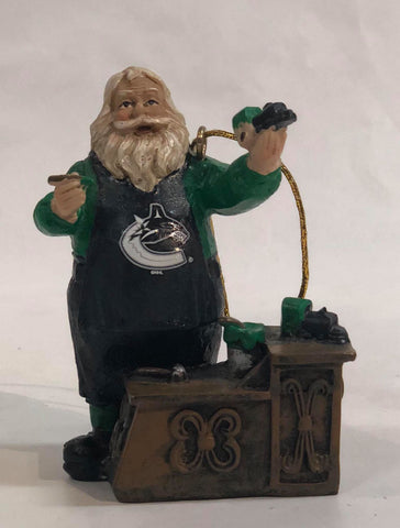 Hockey Santa Ornament