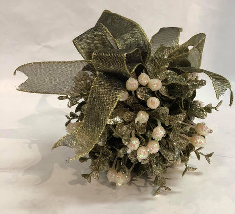 Champagne White- Mistletoe Ball