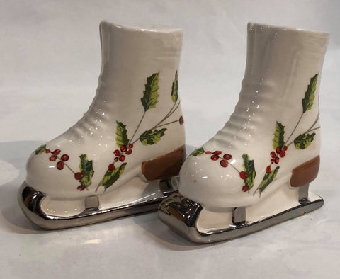 Figure Skate salt and pepper set