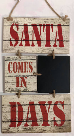 Christmas Countdown Sign