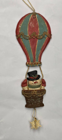 Hot air balloon ornament