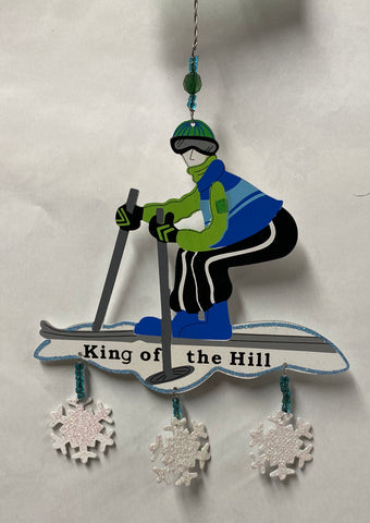 Tree Ornament -King Of The Hill