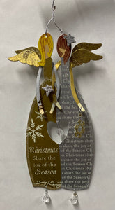 Gold/Silver Angel Tree Ornament