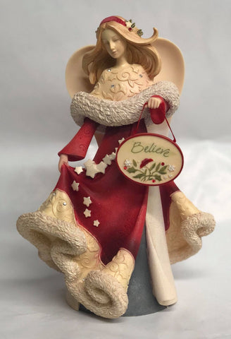 Christmas "Believe" Angel Figurine