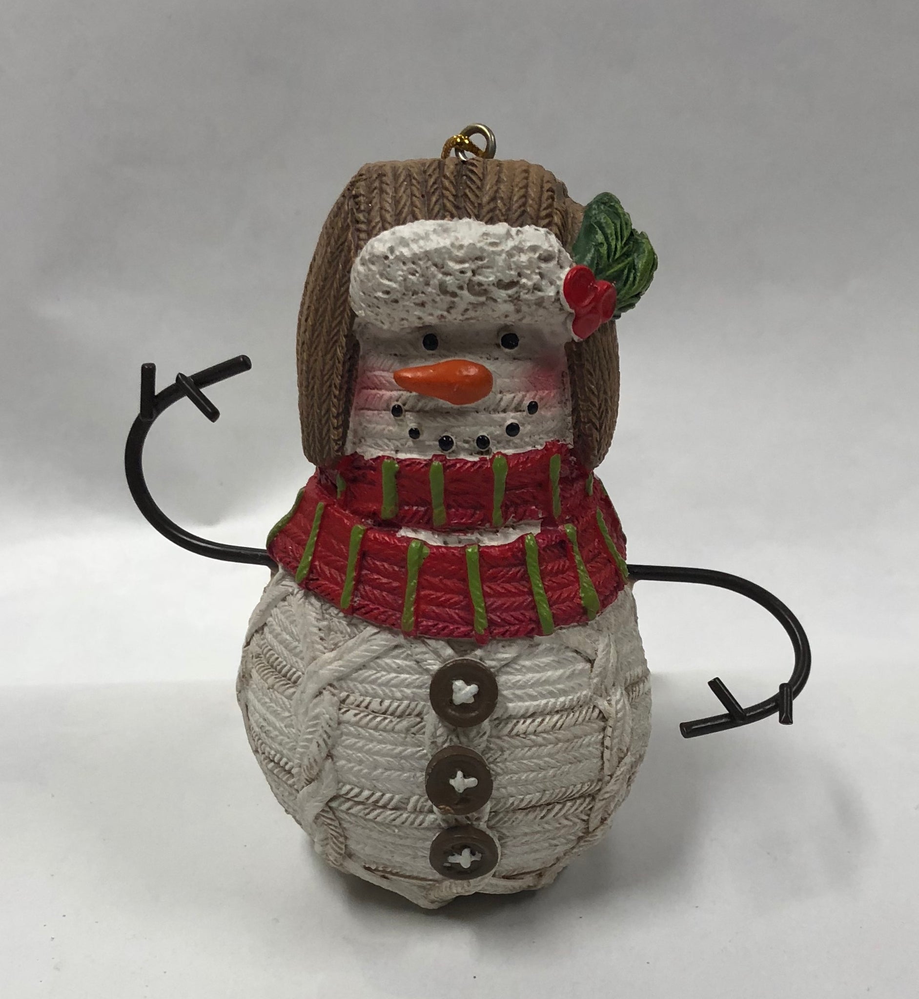 Sweater Snowman Ornament