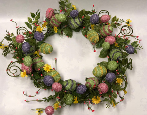 Easter Egg Wreath