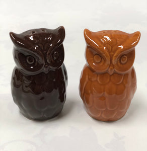 Owl salt and pepper set