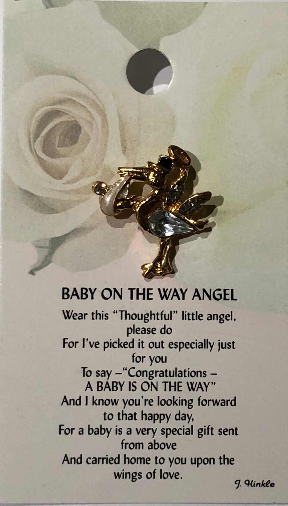 Baby On The Way Angel Pin – Keepsakes and Memories Inc.