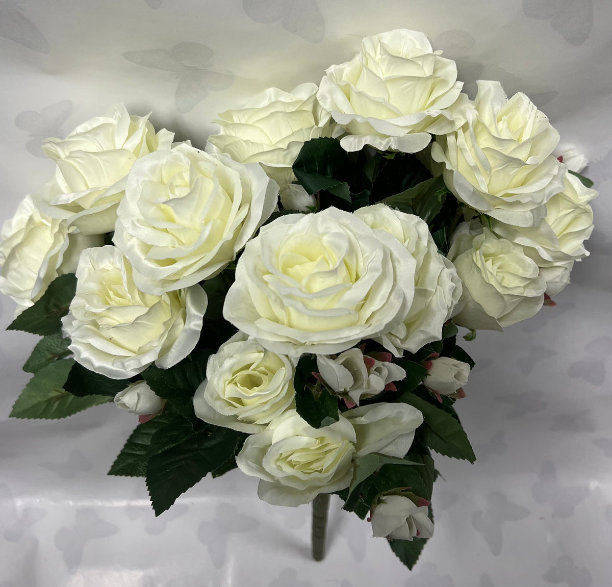 Rose Bunch -Ivory – Keepsakes and Memories Inc.