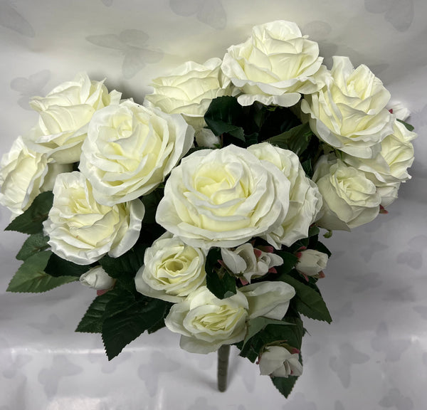 Rose Bunch -Ivory