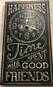 "Good Friends" Wall Clock