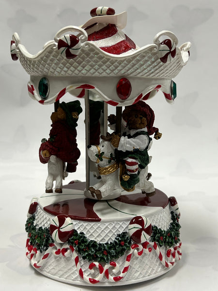 Elbert, Delbert & Fritz… Holiday Beaty- Go Round -Boyd's Bear