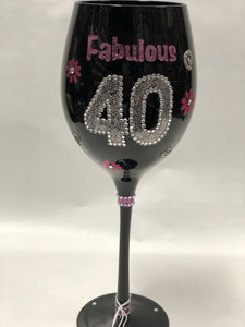 Fabulous 40 Wine Glass