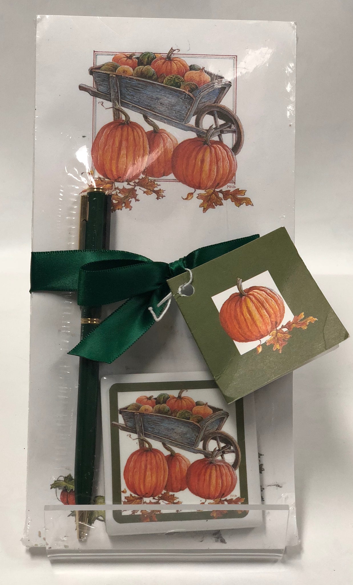 Pumpkin Wheelbarrow- Magnetic Notepad