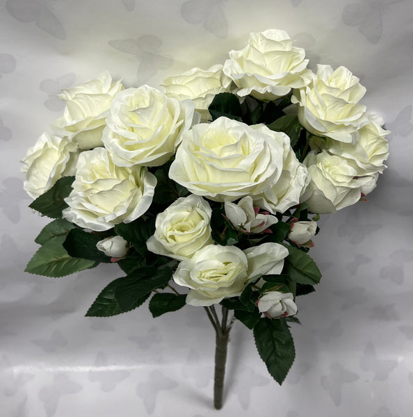 Rose Bunch -Ivory