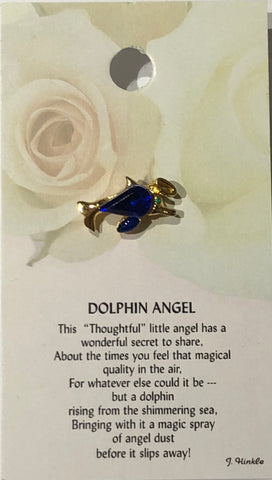 Dolphin Angel Pin