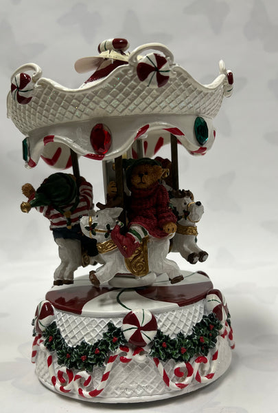 Elbert, Delbert & Fritz… Holiday Beaty- Go Round -Boyd's Bear