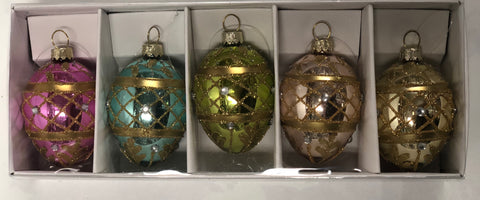 Easter Egg Ornaments -5 pack