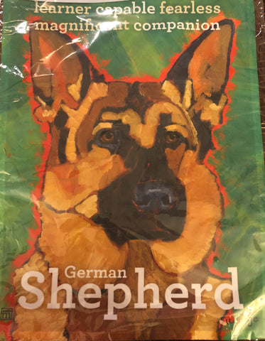 German Shepherd-Small Flag