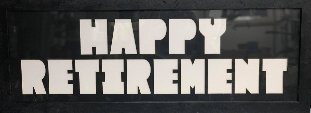 Happy Retirement Frame – Keepsakes and Memories Inc.